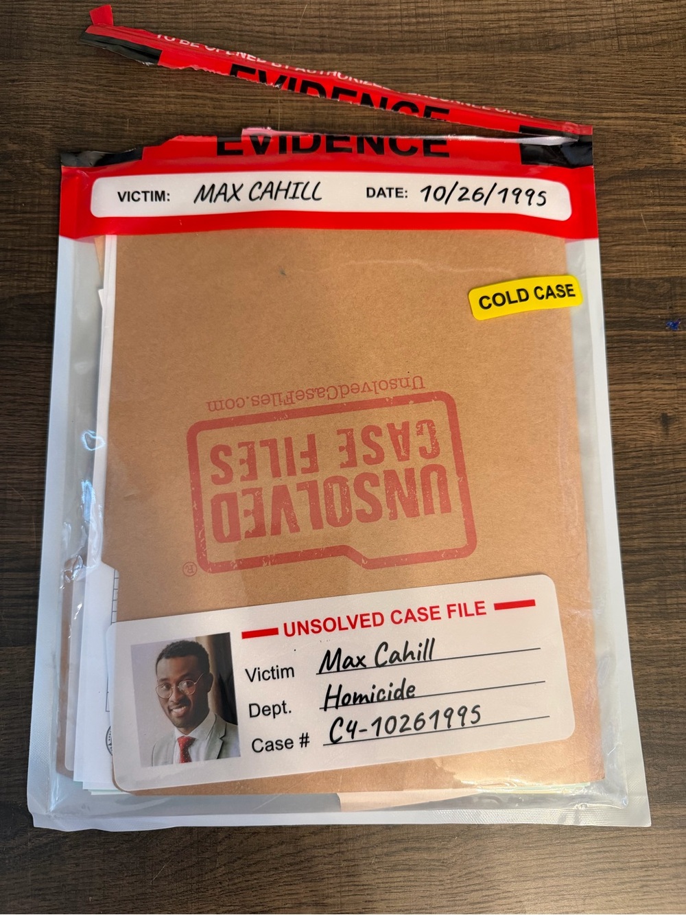 EUC Unsolved Case Files -Max Cahill Cold Case Murder Mystery RPG Game True Crime